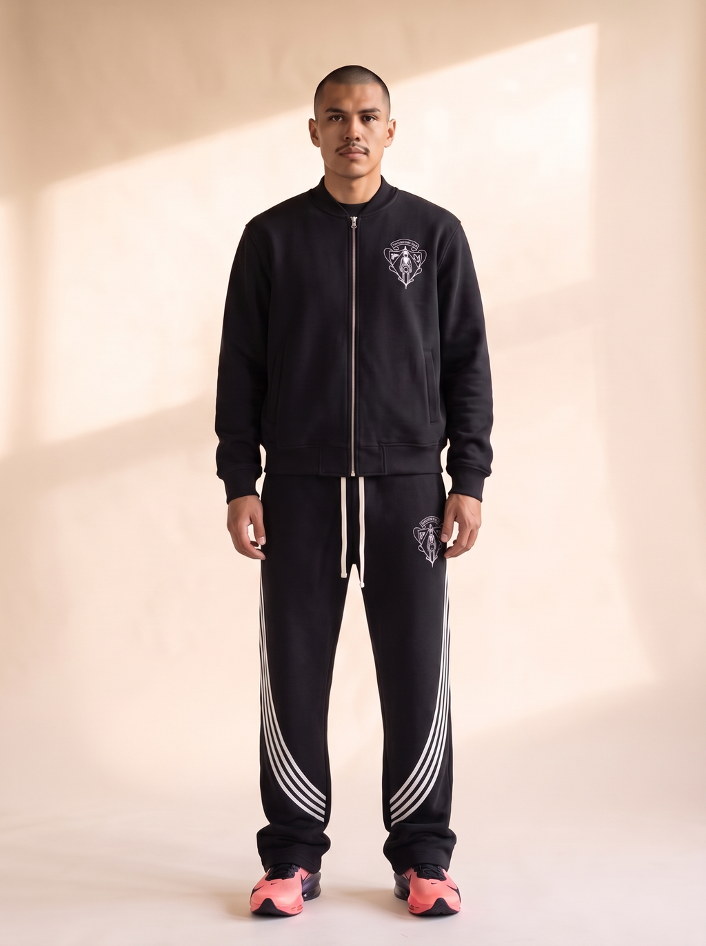 UBG Essential Zip-Up Varsity Jacket