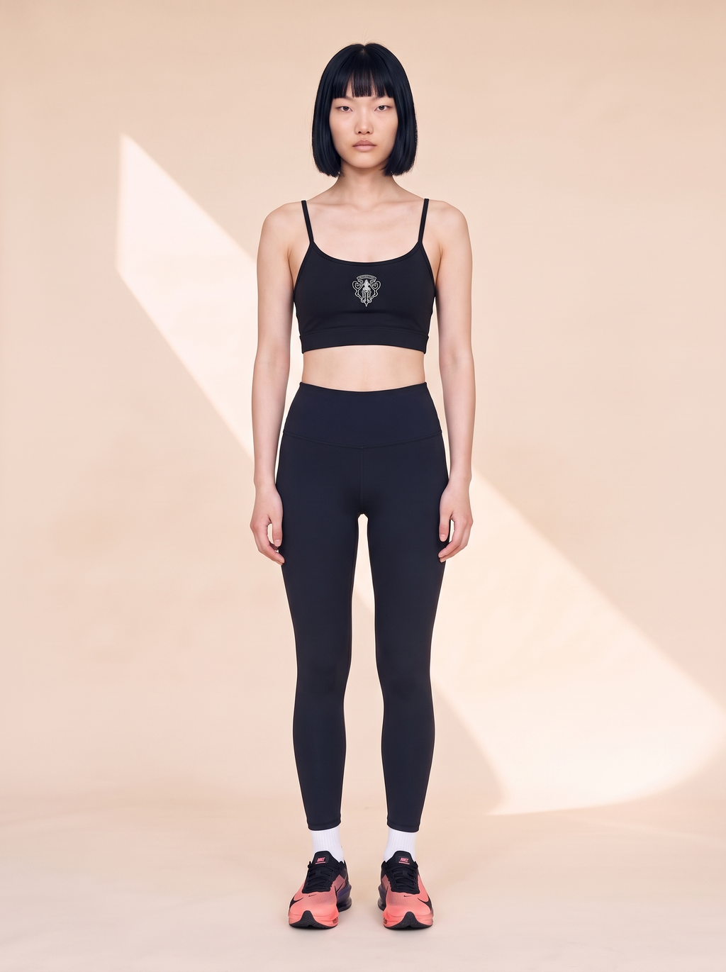 UBG Women's Solid U-Neck Sports Bra