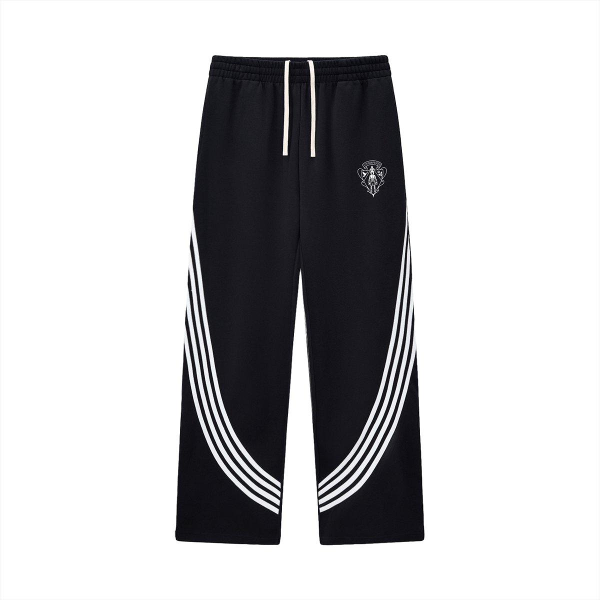 UBG Curved-Stripe Straight Sweatpant