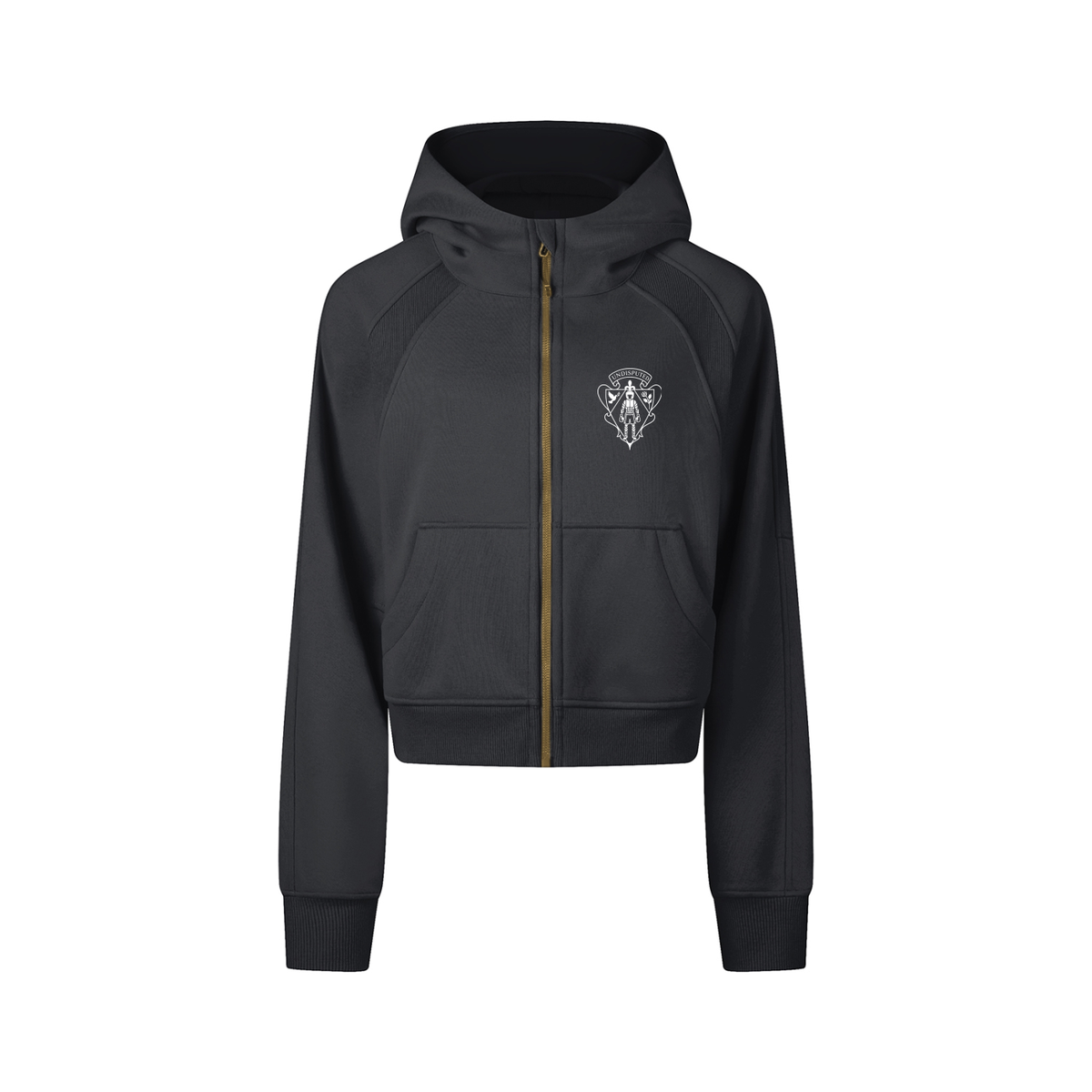 UBG Cropped Zip-Through Hoodie